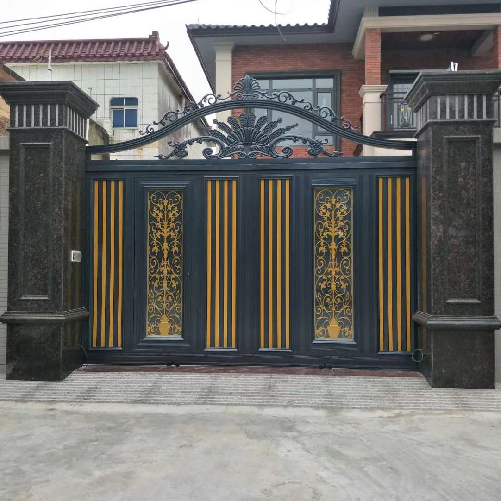 鋁藝電動門-PK8-808